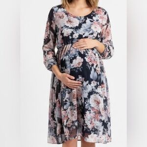 Pinkblush Floral Maternity  Dress